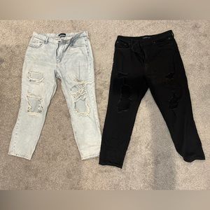 2 pairs of size 14 women’s Aeropostale jeans for $15.